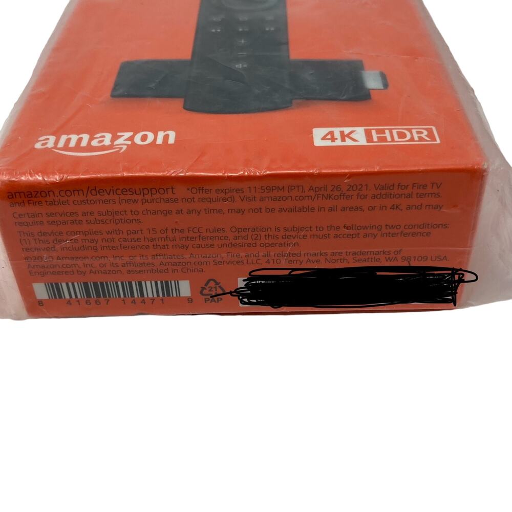 Amazon Fire TV Stick 4K Streaming Media Player 2020 Alexa Voice Remote NEW - Picture 5 of 7